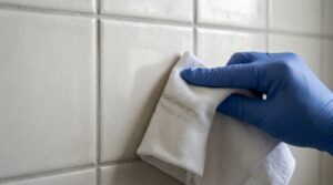 Hand_wiping_tile_residue